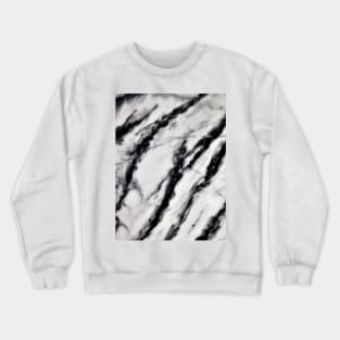 White Marble Crewneck Sweatshirt